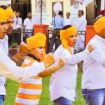 Theatre artistes perform during a play to mark Shaheed Bhagat Singhs Martydom Day in Jalandhar