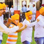 Theatre artistes perform during a play to mark Shaheed Bhagat Singhs Martydom Day in Jalandhar