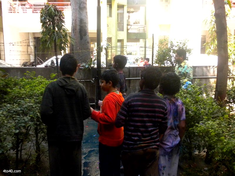 Wet Holi is a craze among Children