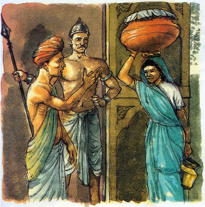 Goldsmith and curd seller