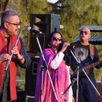A band in action at the Kasauli Rhythm and Blues music festival in Himachal Pradesh on Friday, April 14.