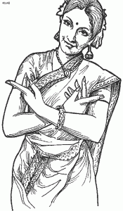 Bharatanatyam Dance Posture
