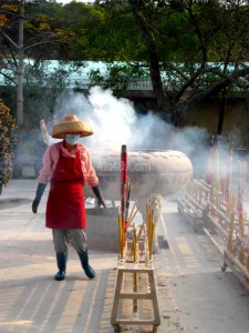 Buddha Temple in Hong Kong