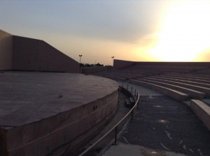 Circular Open stage at Fateh Burj near Landran, Mohali