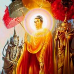 Gautam Buddha Oil Painting