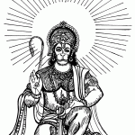 Hanuman Jayanti Coloring Page
