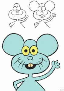 How To Draw A Funny Mouse