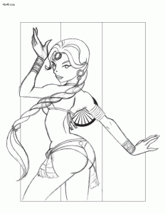 Indian Dance Posture