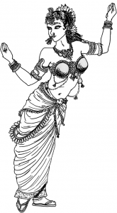 Indian classical dance posture