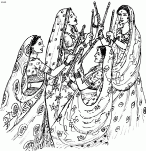Indian folk dance - Dandiya