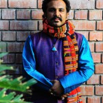 Kutle Khan, a Rajasthani folk and Sufi singer posing for a photograph at the Genesis Foundation's Kasauli Rhythm and Blues Festival 2015 at Kasauli