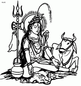 Lord Shiva Coloring Page