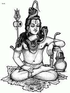 Maha Shivaratri Coloring Page