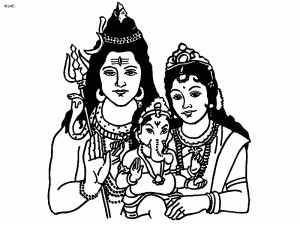 Maha Shivaratri Legends Coloring Page