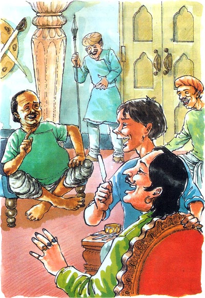 Maharaja, barber and gopal