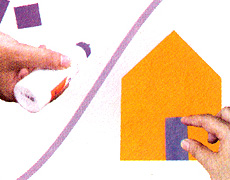 Paper Folding Hut Step - 5
