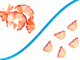 Pencil Shavings Fish Step - 3