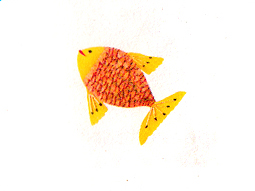 Pencil Shavings Fish Step - 6