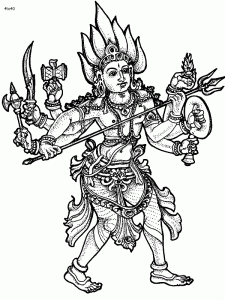Shiva Coloring Page