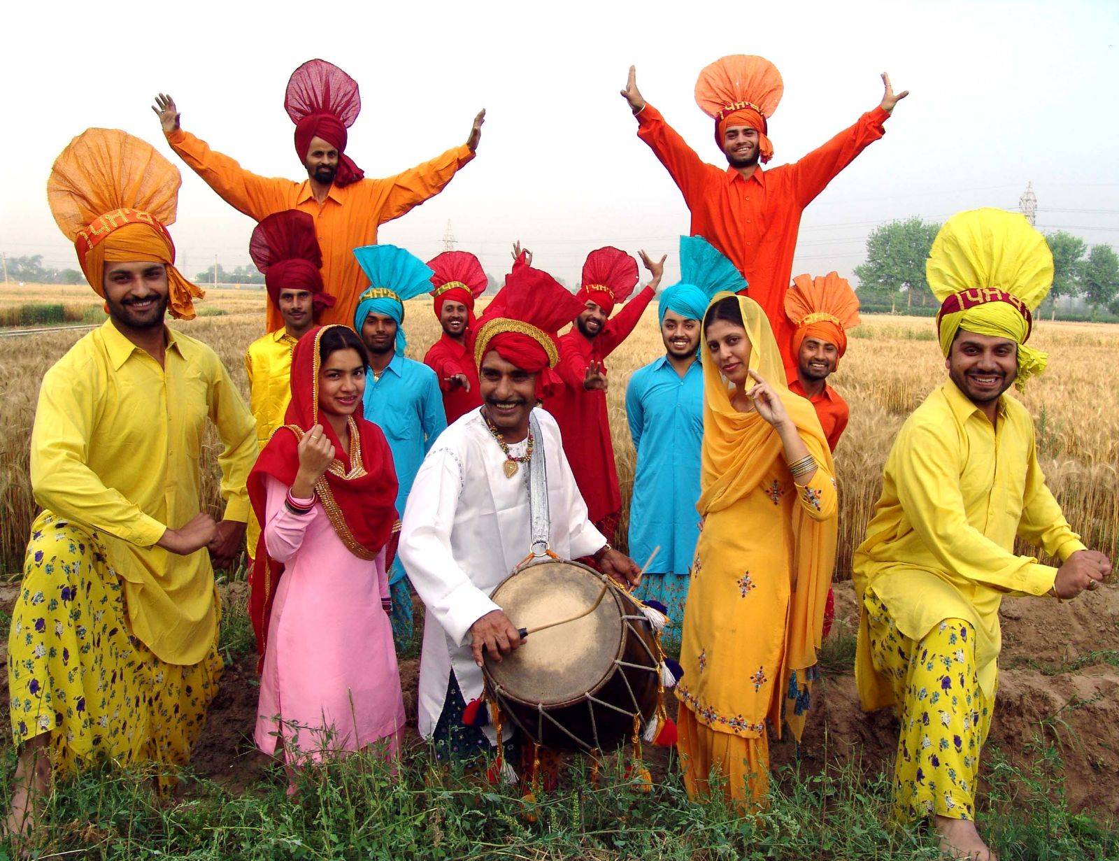 Sikhs Celebrating Baisakhi