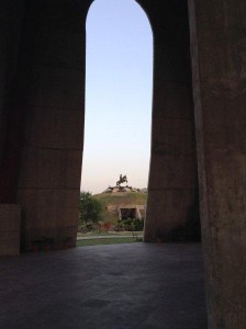 View from inside of the Tomb Fateh Burj