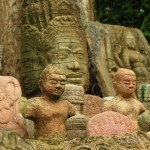 Buddha Statues made of clay
