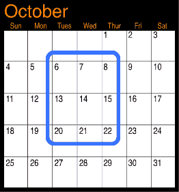 Calendar Selection