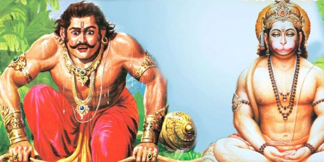 How is Hanuman related to Pandavas?
