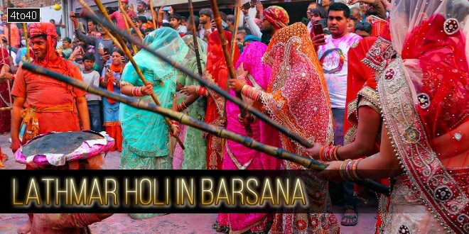 How is Holi Celebrated in Barsana?