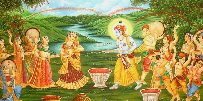 What is the Holi Legend of Radha-Krishna?