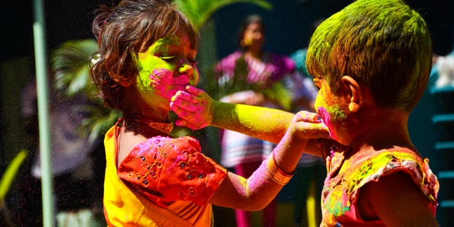 When is Holi Festival celebrated?