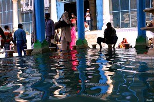 Kwaja Garib Nawaj, Ajmer Sharif Dargah, Ajmer Dargah, Ajmer Sharif or Dargah Sharif is a sufi shrine of a sufi saint, Moinuddin Chishti located at Ajmer, Rajasthan, India. The shrine has the grave of the revered saint, Moinuddin Chisti.
