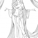 Mother Gothel Lineart