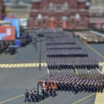 Russian servicemen march during the Victory Day parade at Red Square in Moscow, Russia, May 9, 2015.