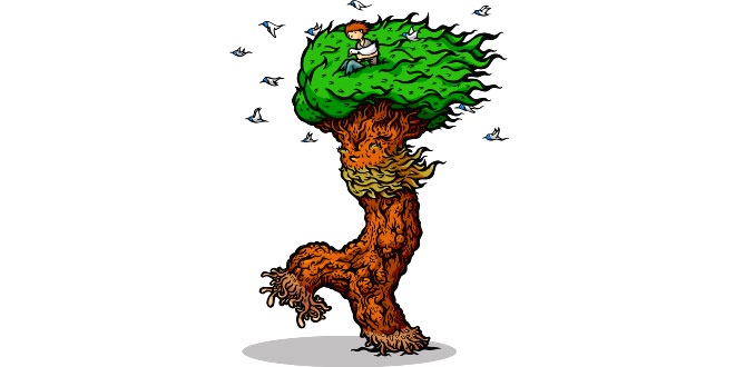 अगर पेड़ भी चलते होते - दिविक रमेश