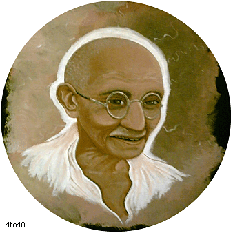 Animated Gandhi Ji