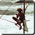 Who are stilt fishermen?