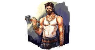 Village Blacksmith - Short English poetry on Blacksmith