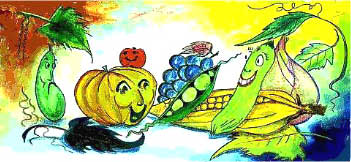 Vegetable Cartoon