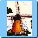 Why is windmills common sight in the Netherlands?