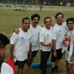 Devender jain, Ish Kumar, Harish Khurana and others celebrating International Day of Yoga at Rohini Sports Complex, Sector 14, New Delhi 85