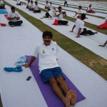 International Day of Yoga at Rohini Sports Complex, Sector 14, New Delhi 85