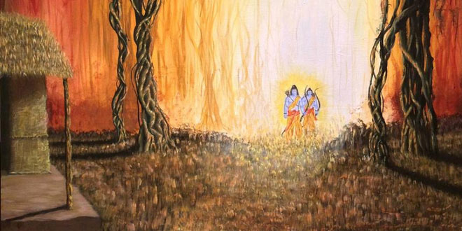 Maithili Sharan Gupt Classic Hindi Poem Panchvati चारु चंद्र की चंचल किरणें