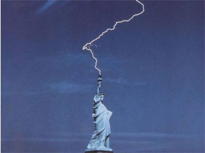 Lightening The Torch of Statue of Liberty