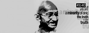 Mahatma Gandhi Quote FB Cover