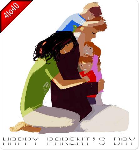 Happy Parents Day Greeting Card