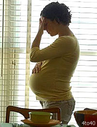 Pregnant Woman Headache