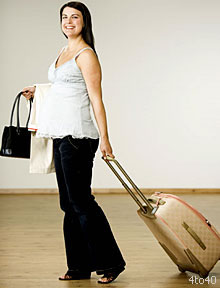 Pregnant Woman Traveller