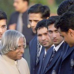 APJ Abdul Kalam with Indian Cricket Team