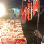 A vendor selling rakhis on Raksha Bandhan Festival at Sector 13 Market Rohini New Delhi
